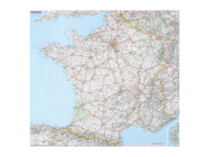 Carte géographique souple