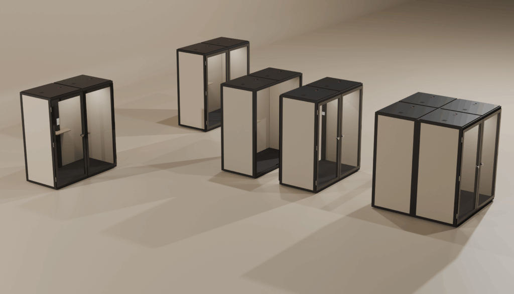 Vue globale cabine 2 places devenir 4 places