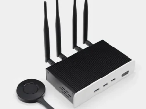 Image représentant le BYOM Pro Speechi 2, boîtier de connexion sans fil pour visioconférence et partage d’écran