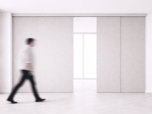 Parois japonaises acoustiques sur rail