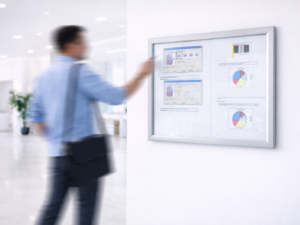 image représentant un cadre clic clac accroché sur un mur