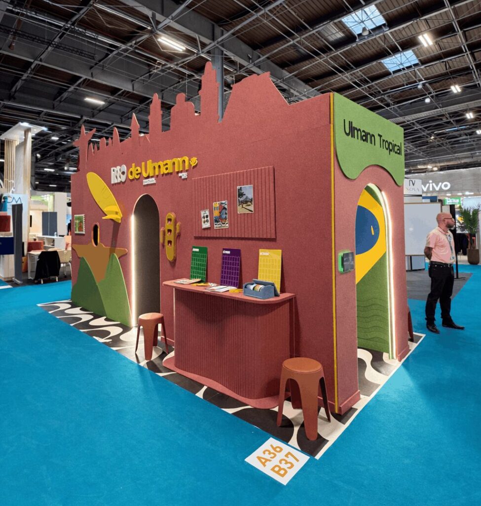 Image représentant notre stand au salon salon Workspace 2026 sur le thème de Rio de Ulmann