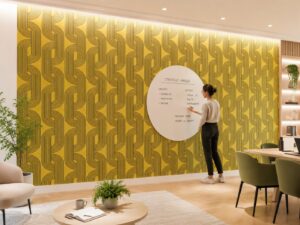 Image représentant une solution acoustique accroche au mur