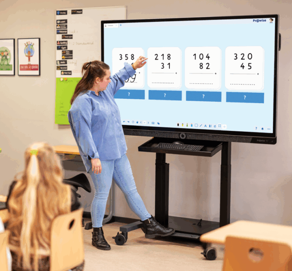 Support colonne ou mobile Prowise Neo pour les écrans de 55 à 86'' – Image 3