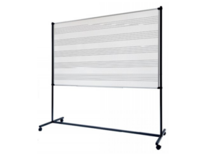 Tableaux musique blanc avec ligne