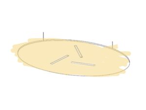 Plafonniers avec LED acoustiques - Romane