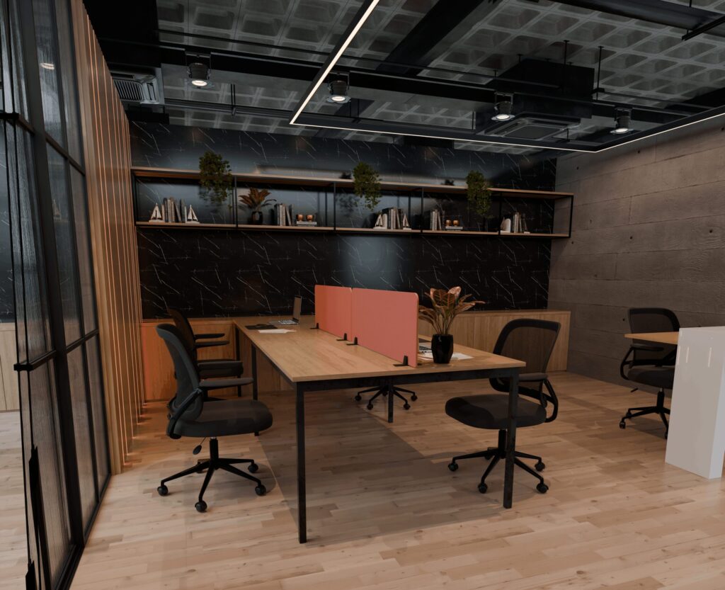 séparateur de bureau sur pinces - agathe