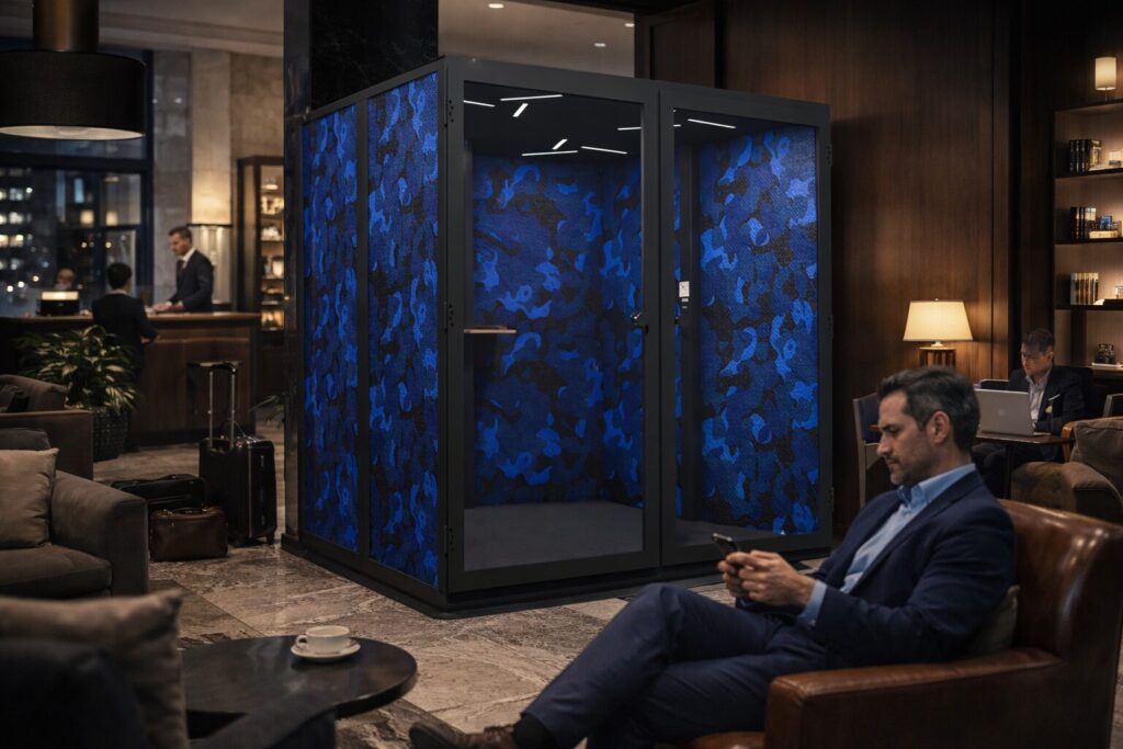 Cabine insonorisée Ulmann pour bureau individuel