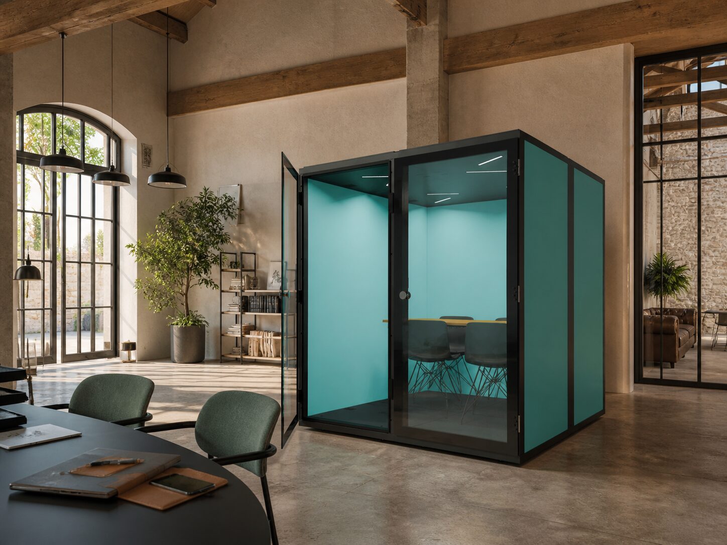 Cabine acoustique Atmo by Ulmann - Meet - 4 places