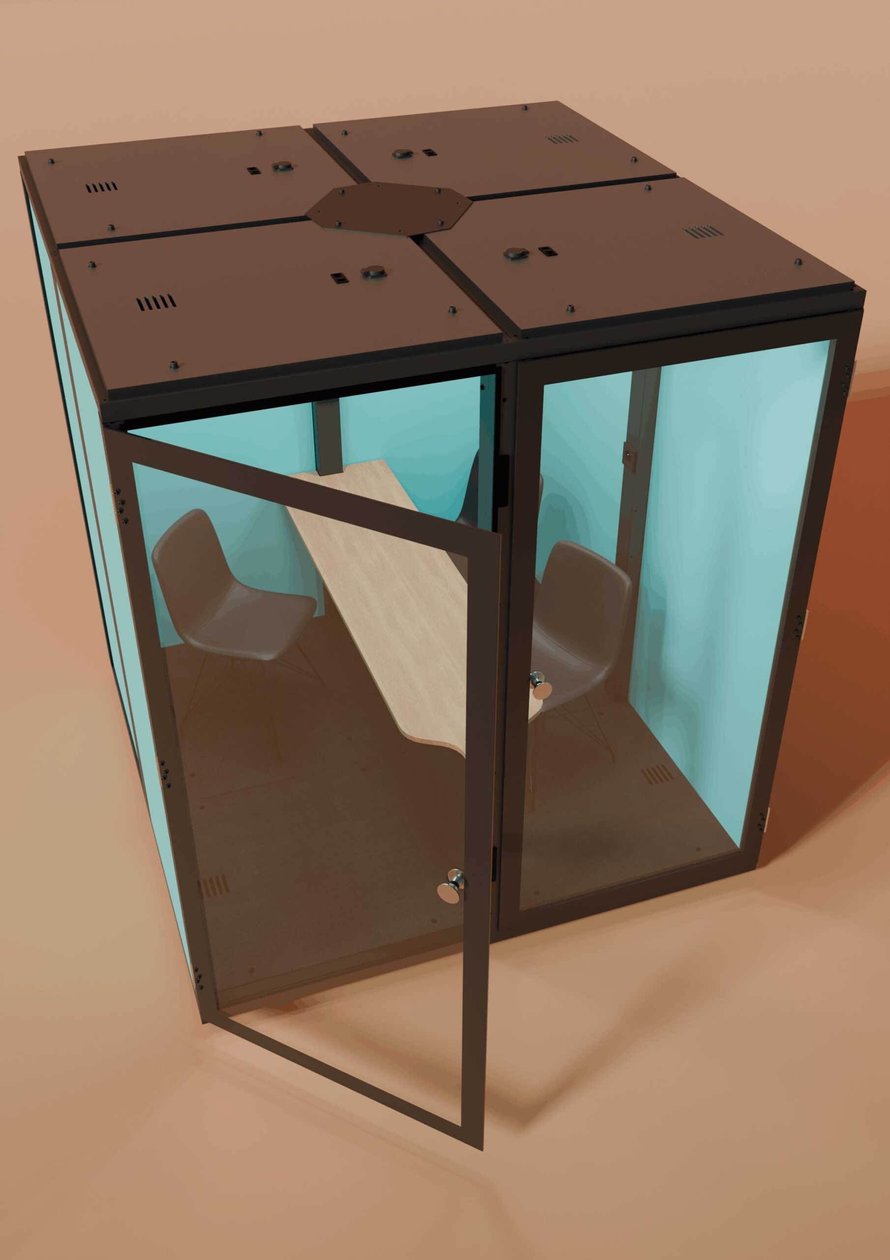 Cabine acoustique Atmo by Ulmann - Meet - 4 places