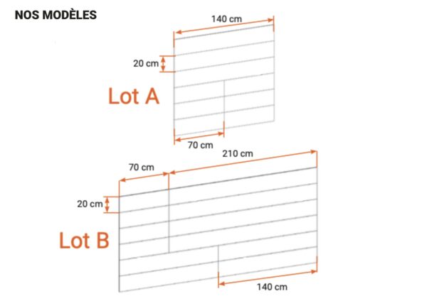 image représentant nos modèles de panneaux acoustiques