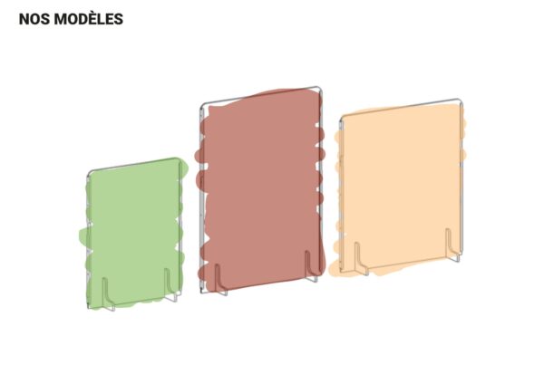 image représentant nos modèles de panneaux acoustiques
