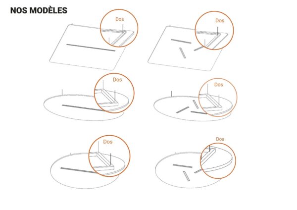 image représentant nos modèles de panneaux acoustiques