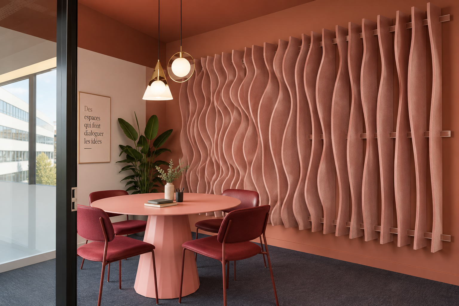 mise en situation lames acoustiques